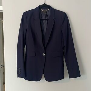 DKNY Navy blazer; size 4